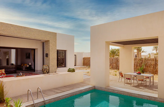 Villa à deux chambres avec piscine